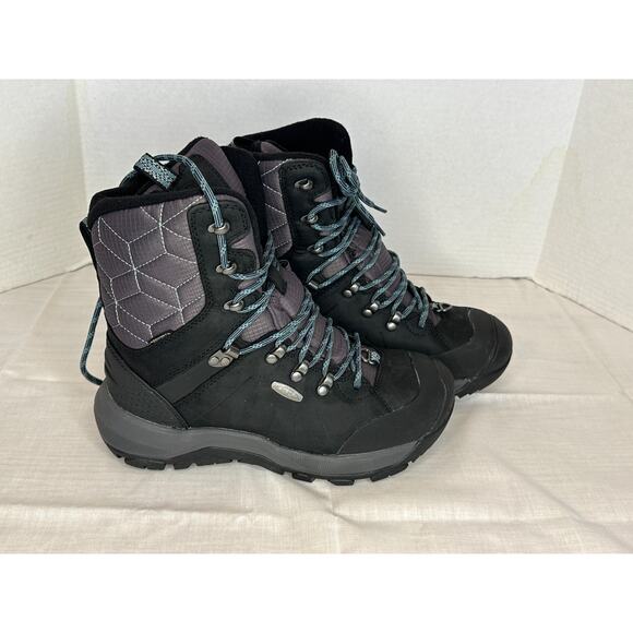 NIB KEEN Women's Revel IV High Polar Boot Waterproof -40℉ Black Atlantic Sz 7 - Picture 6 of 8